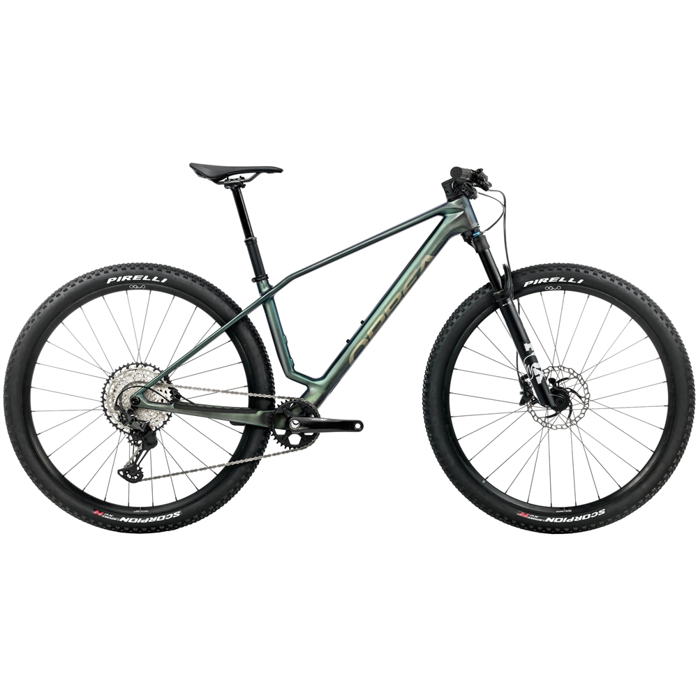 Alma M20 Hardtail Mountain Bike - Seaweed Carbon View (2026)