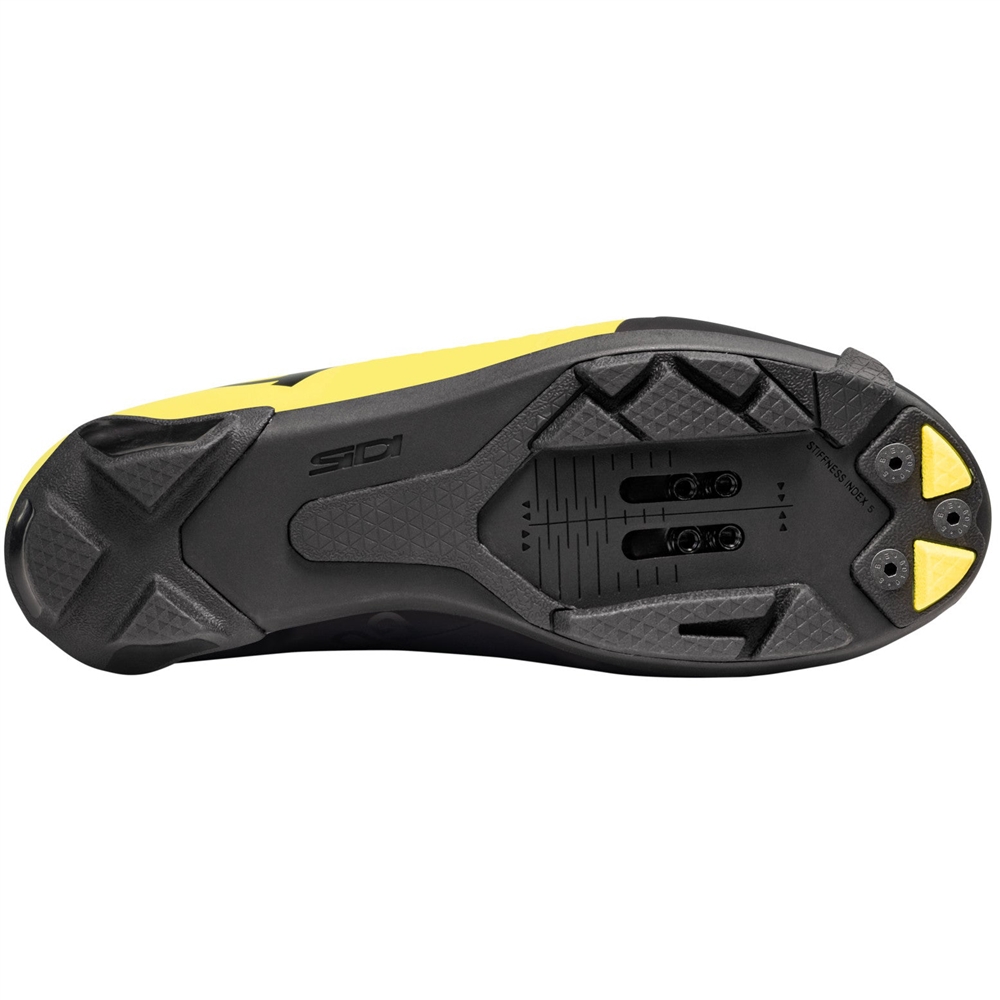 Glacies MTB Shoes - Fluo Colour Black/Yellow Neon (2025)