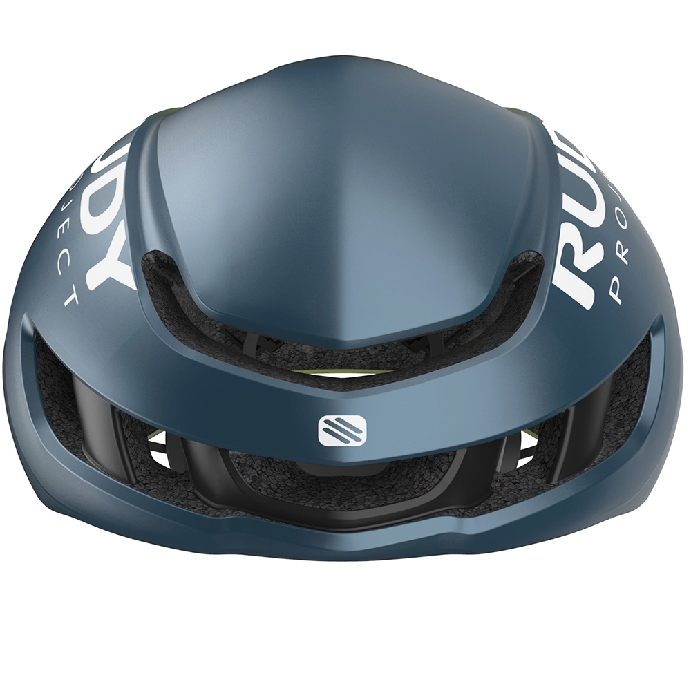 Nytron Road Helmet - Blue Avio/Apple Green Metal Matte