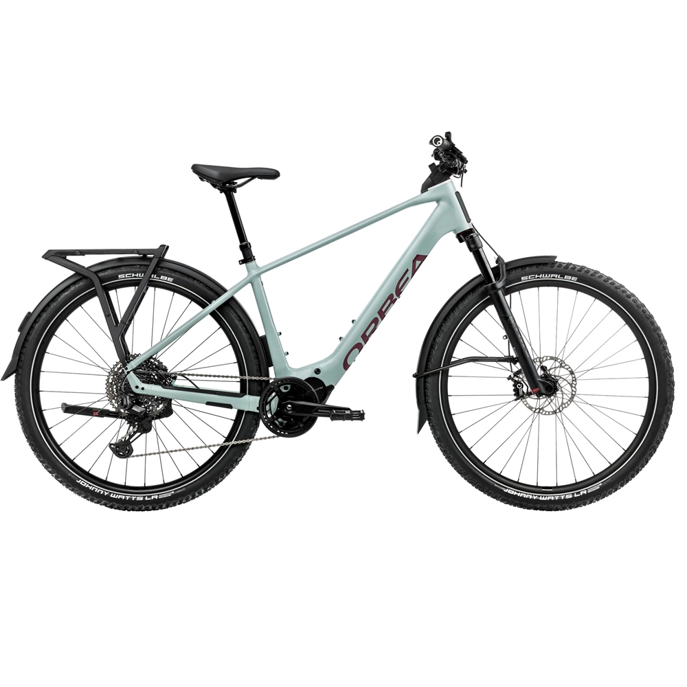 Kemen Adv 10 Electric Hybrid Bike - Blue Stone/Brugundy (2026)