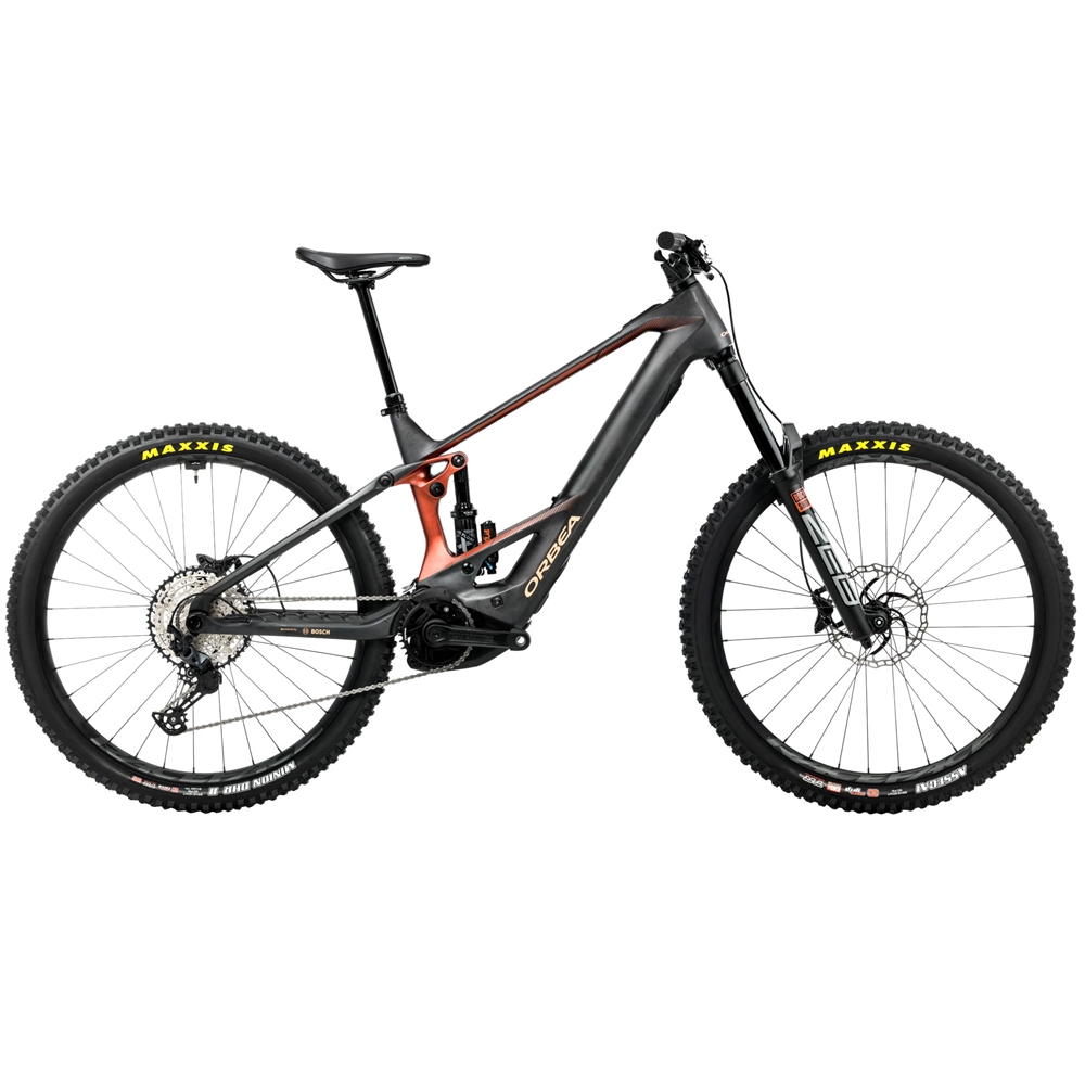 Wild M20 Electric Full Suspension Mountain Bike - Diamond Carbon View/Mars Red (2026)