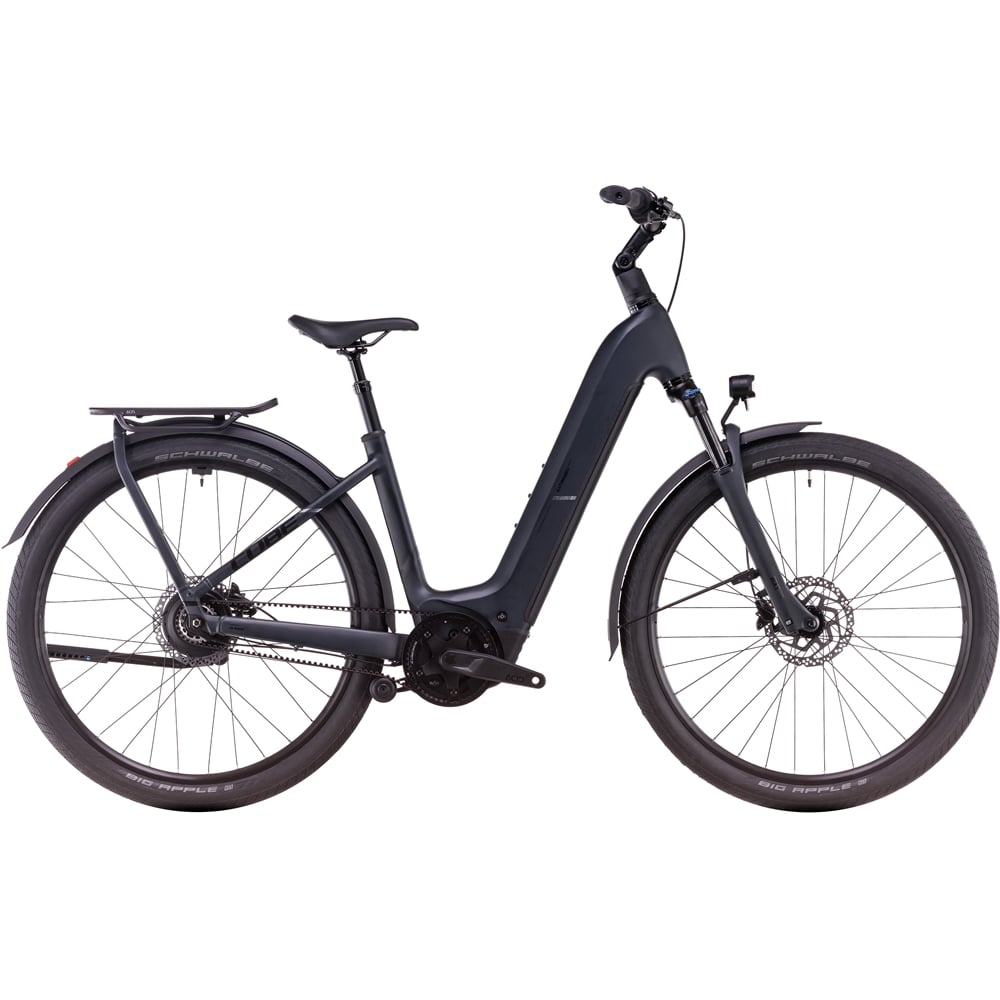 Kathmandu Hybrid Comfort Pro 800 Easy-Entry Electric Hybrid Bike - Night/Chrome (2025)