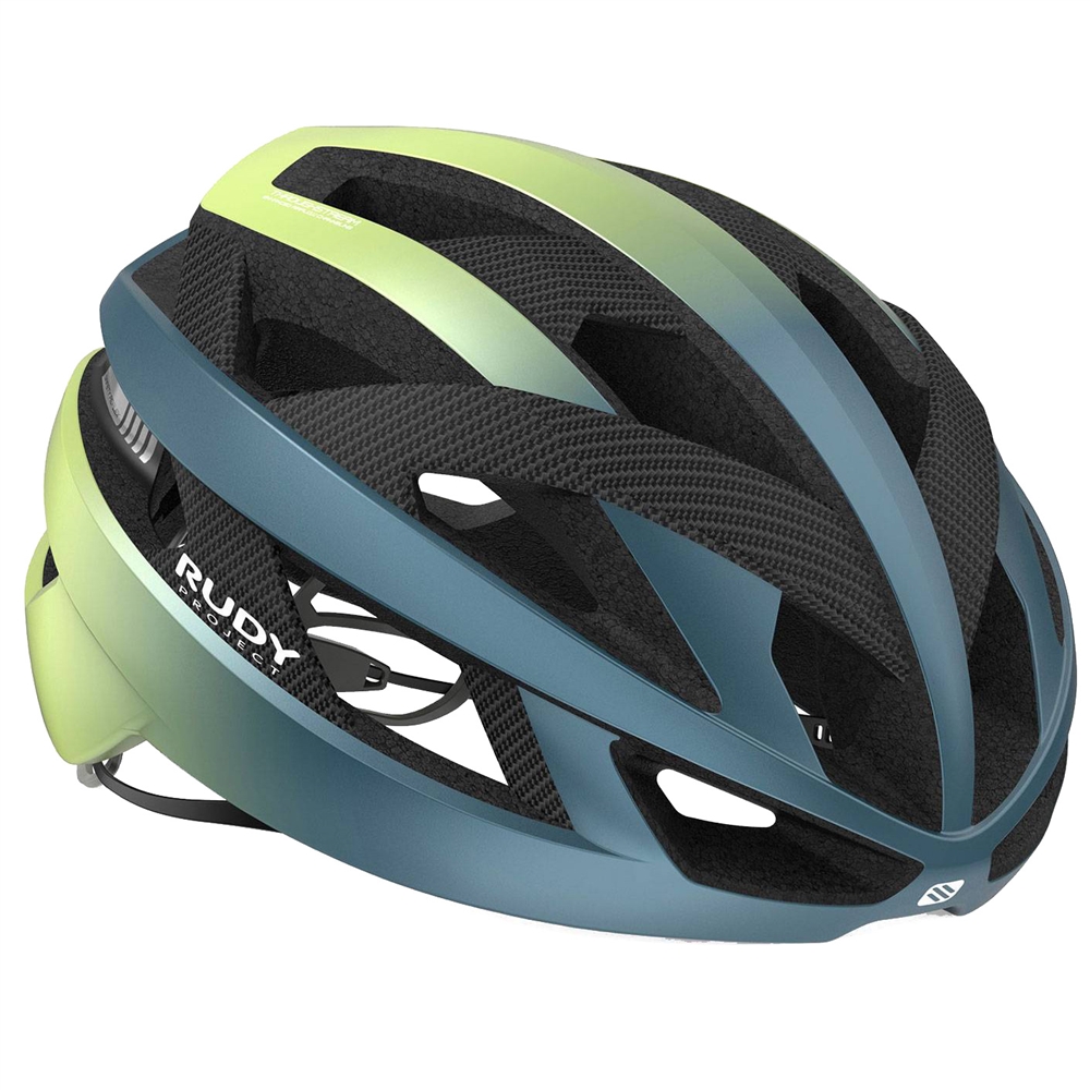 Rebel Road Helmet - Blue Avio/Apple Green Metal Matte