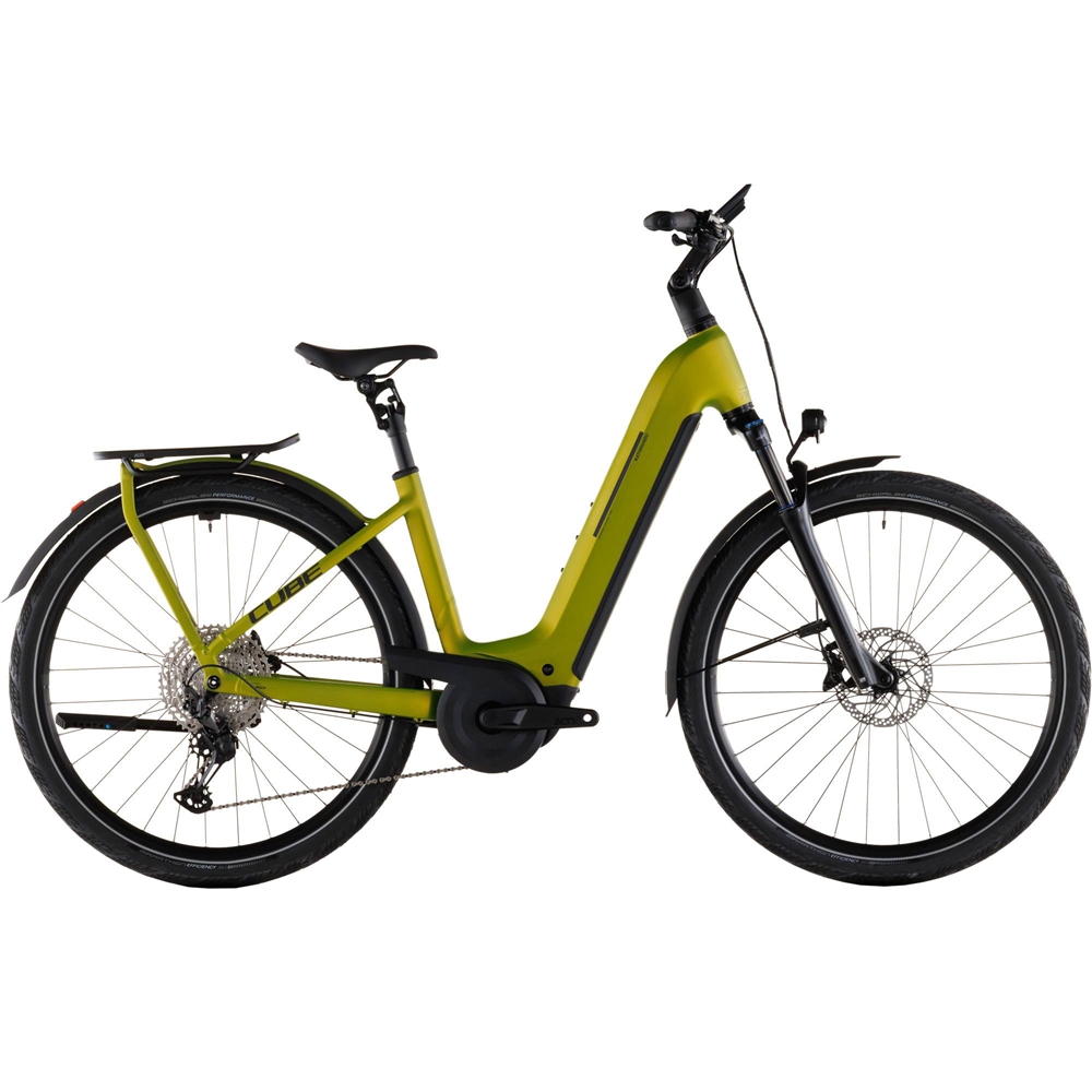 Kathmandu Hybrid Pro 800 Easy Entry Electric Hybrid Bike - Lizard/Black (2026)