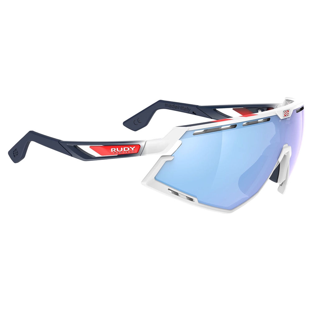 Defender RP Optics Sunglasses - White Gloss/Fade Blue