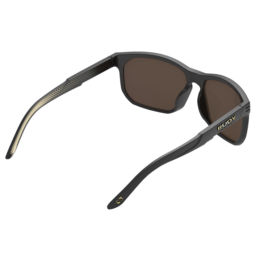 Soundrise RP Optics Sunglasses - Black Matte/Ice Gold Pattern/Multilaser Gold