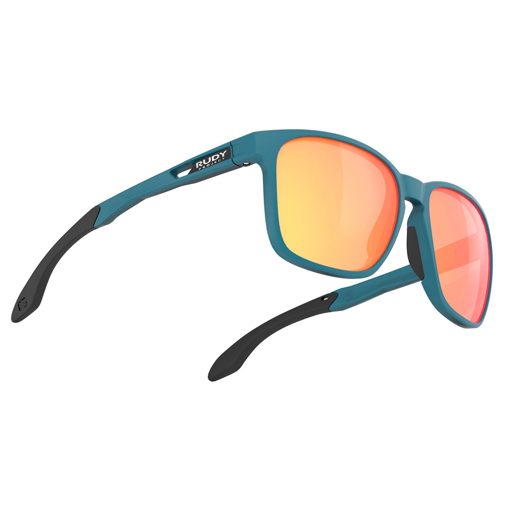Lightflow A RP Optics Sunglasses - Teal Matte/Multilaser Orange