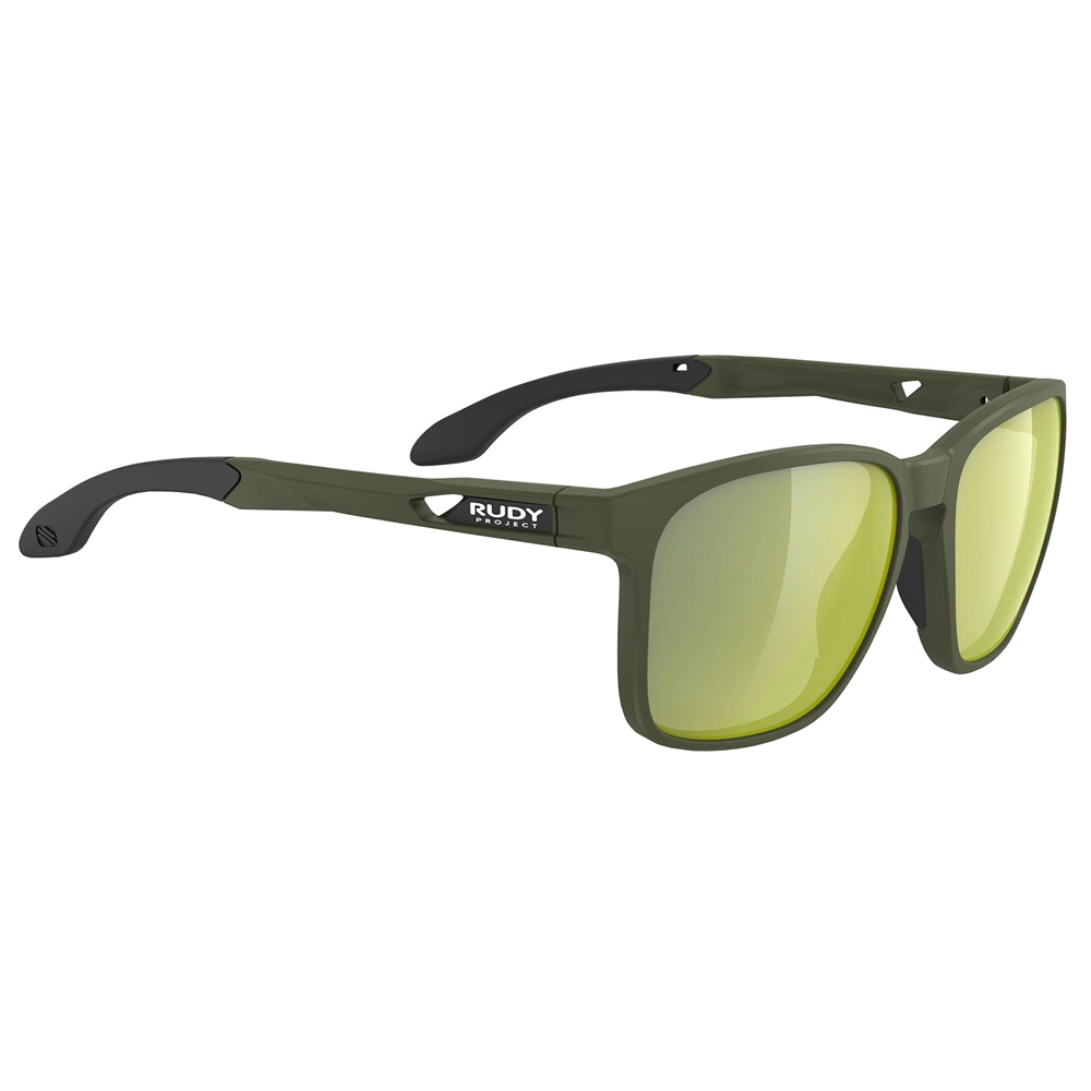Lightflow A RP Optics Sunglasses - Olive Matte/Laser Green
