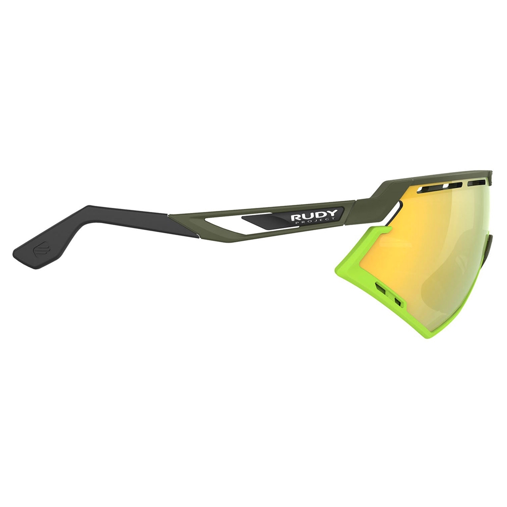 Defender RP Optics Sunglasses - Olive Matte/Multilaser Yellow