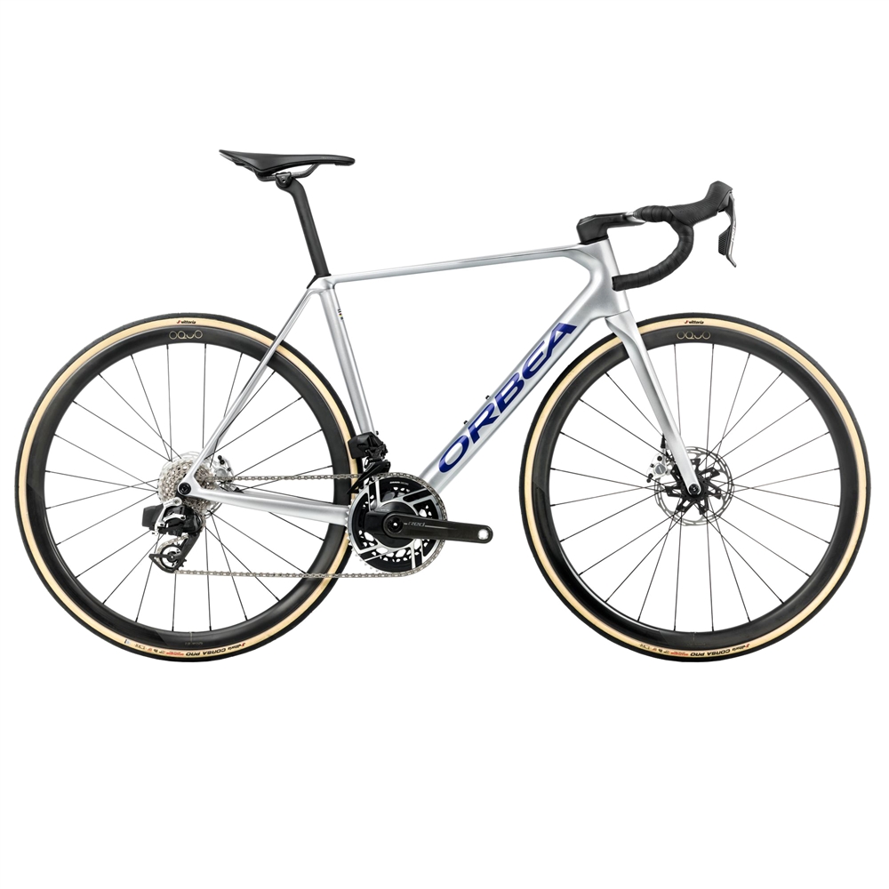 Orca M11eLTD PWR Road Bike - Spark Silver/Titain Grey (2026)