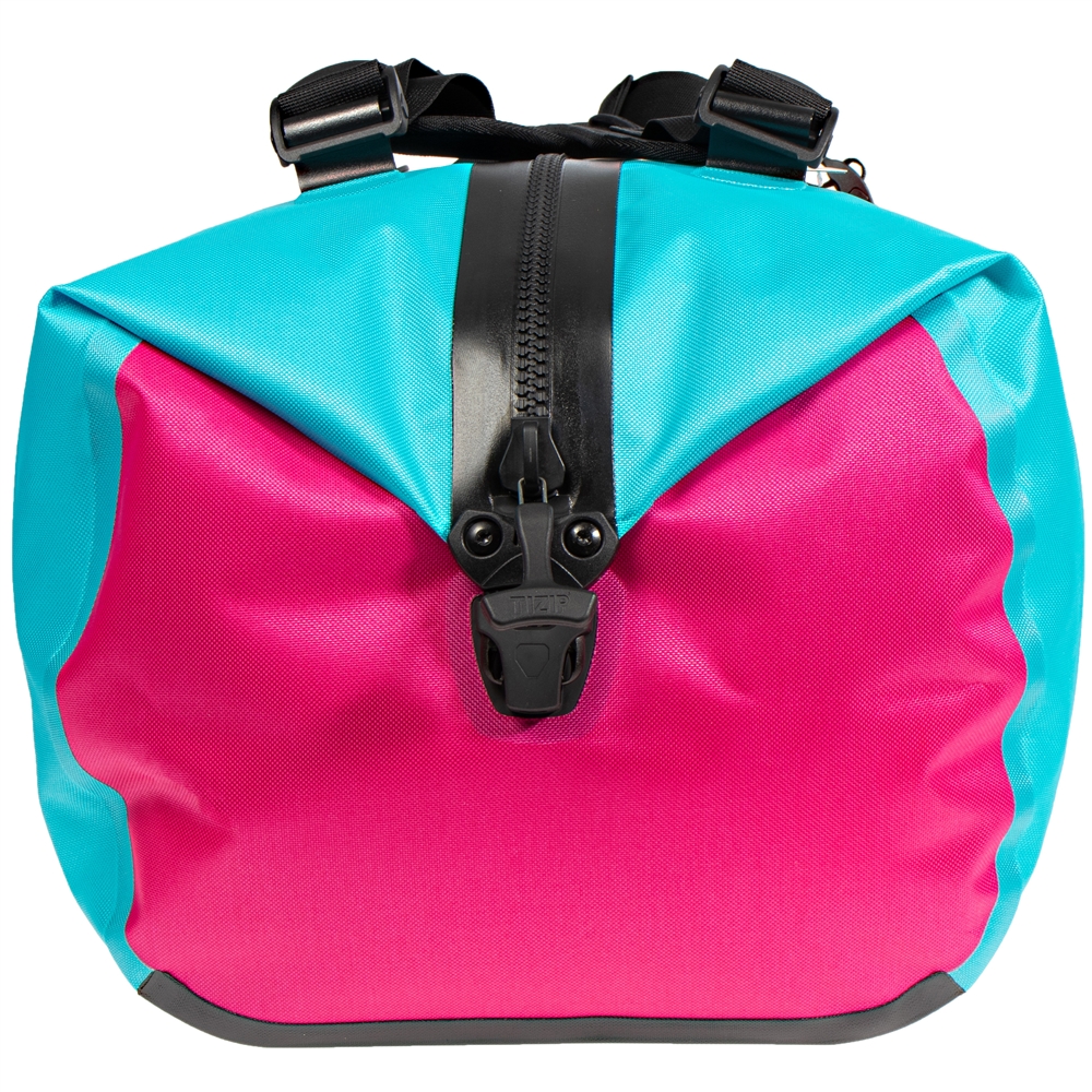 Duffle Lite Cyber 40L Travel Bag - Cyber Blue/Cyber Pink