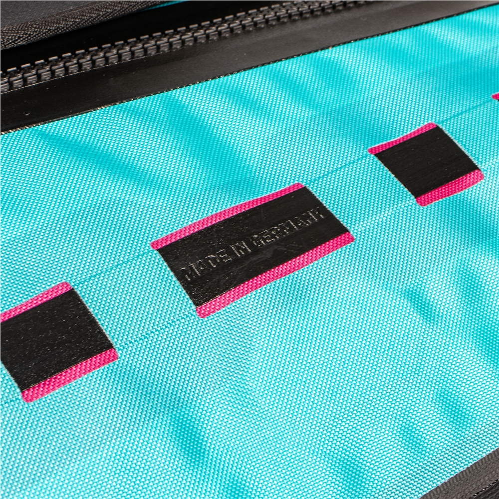 Duffle Lite Cyber 40L Travel Bag - Cyber Blue/Cyber Pink