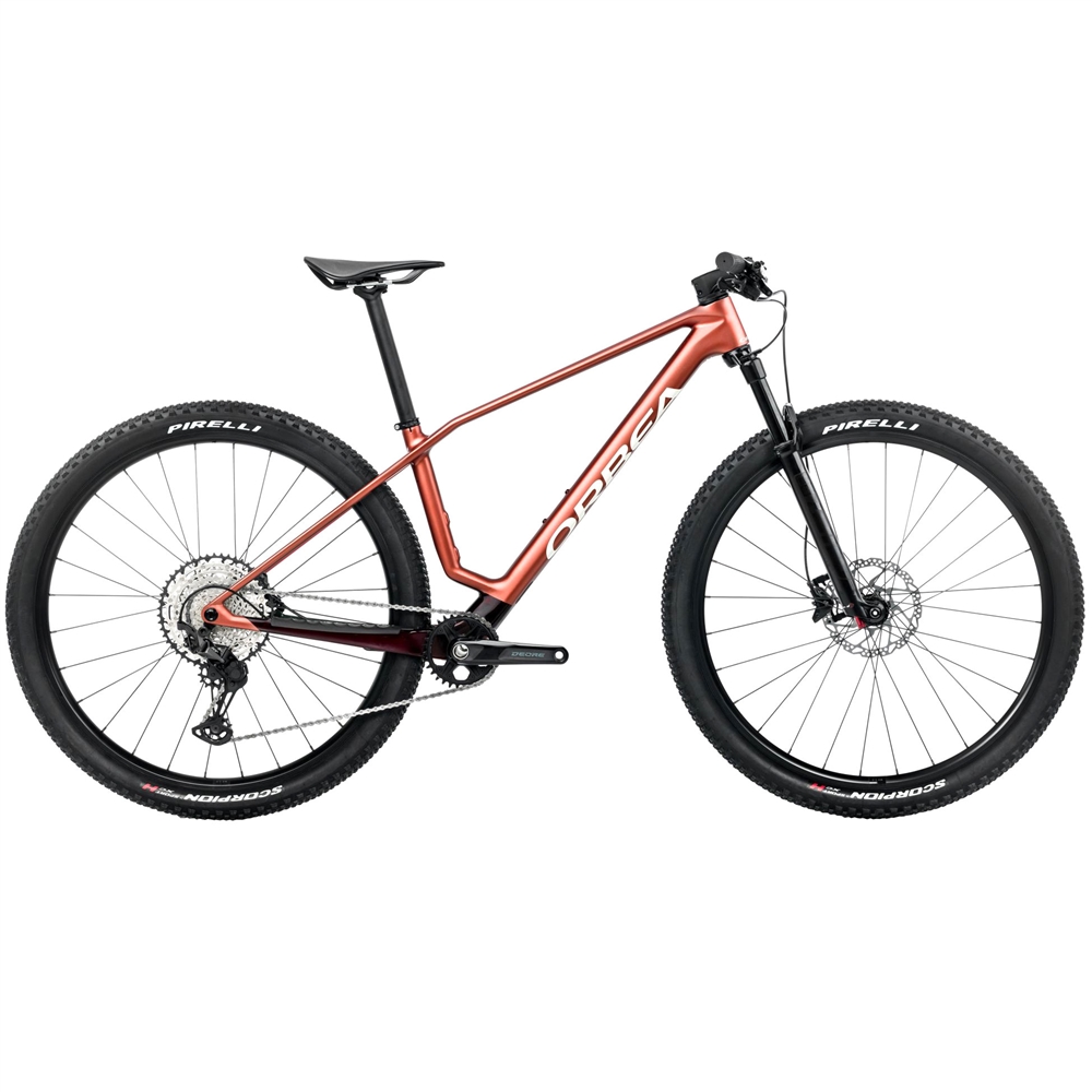 Alma M30 Hardtail Mountain Bike - Mars Red/Metallic Burgundy Red (2025)