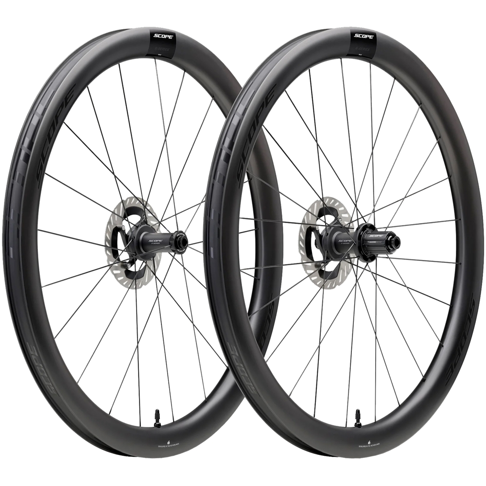R4.G V2 45mm Gravel Carbon Disc Brake Wheelset- Black