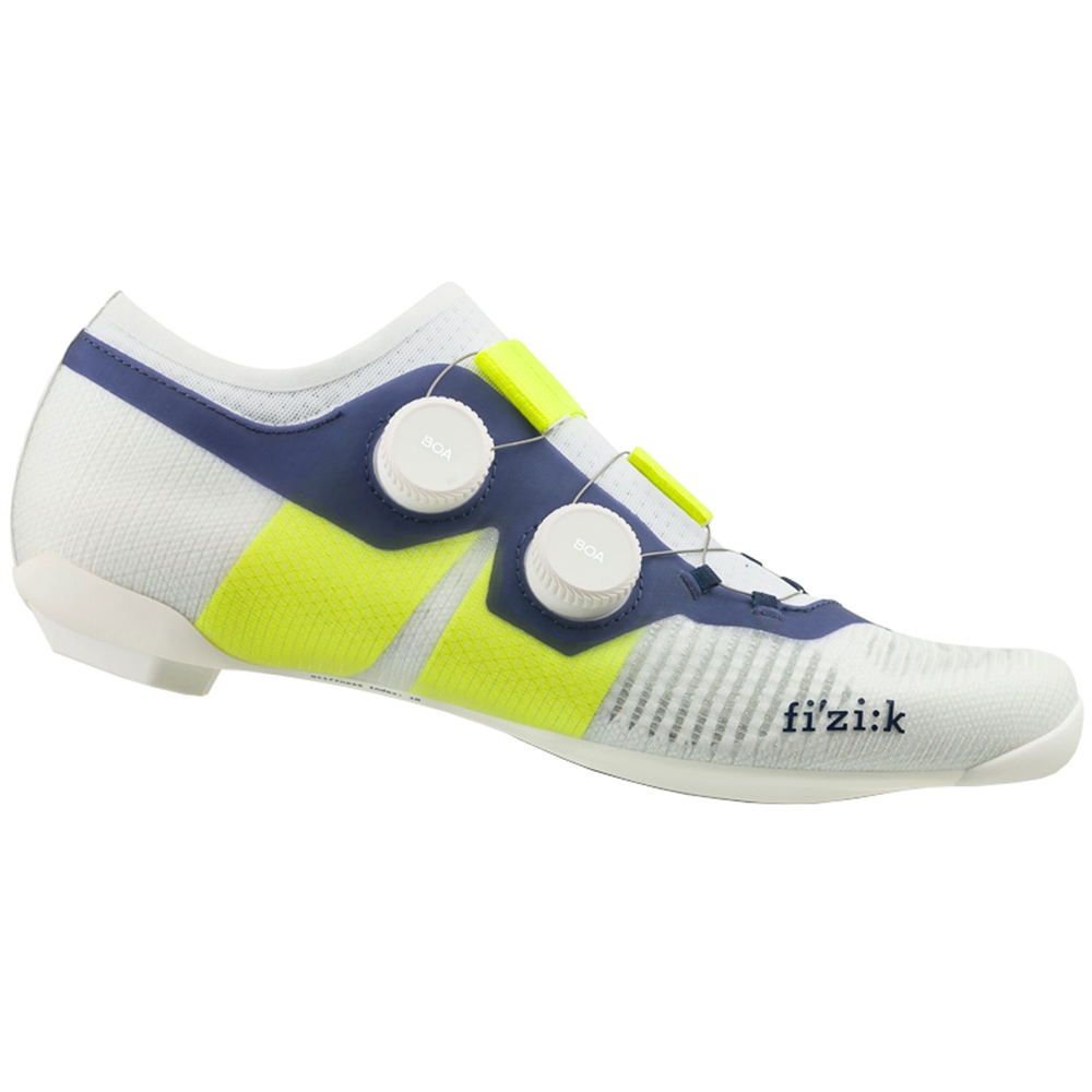 Vento Vega Carbon Road Bike Shoes - White/Blue