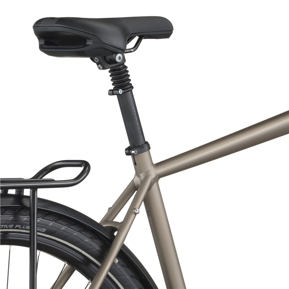 Vitess 50 Amsterdam Hybrid Bike - Warm Silver (2026)