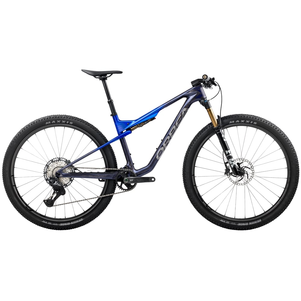 Oiz M10 Full Suspension Mountain Bike - Noctiluca Carbon View/Cobalt Blue (2027)