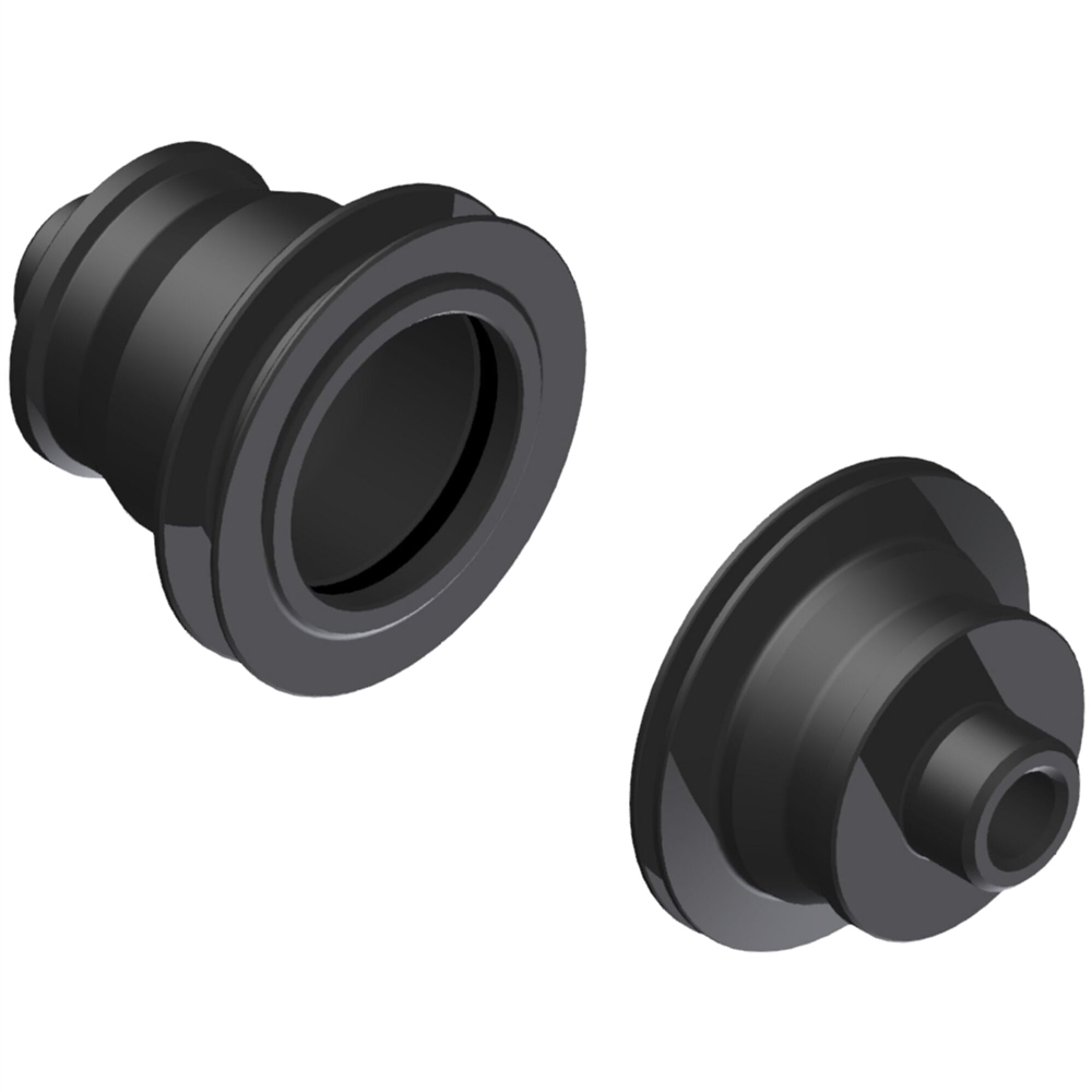 240s Front Wheel End Caps - 100mm QR