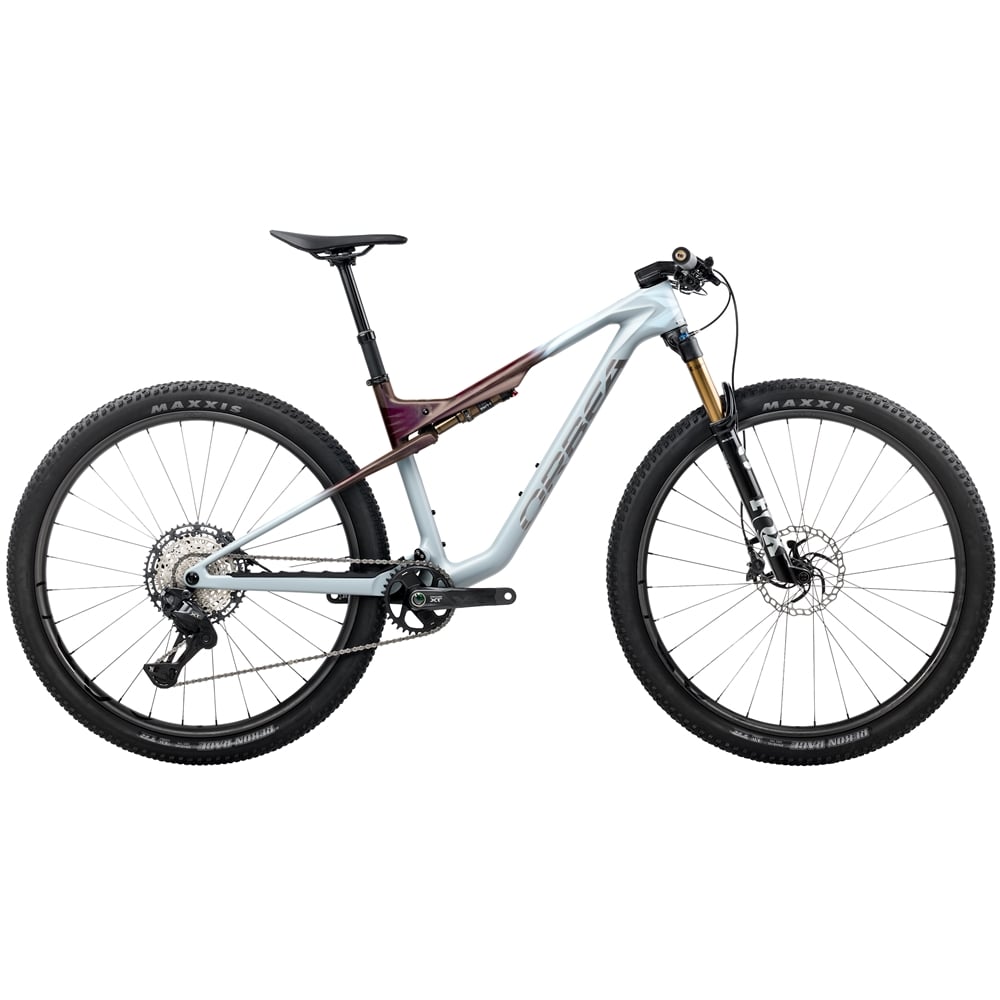Oiz M10 Full Suspension Mountain Bike - Frozen Concrete/Sunset Carbon View (2027)