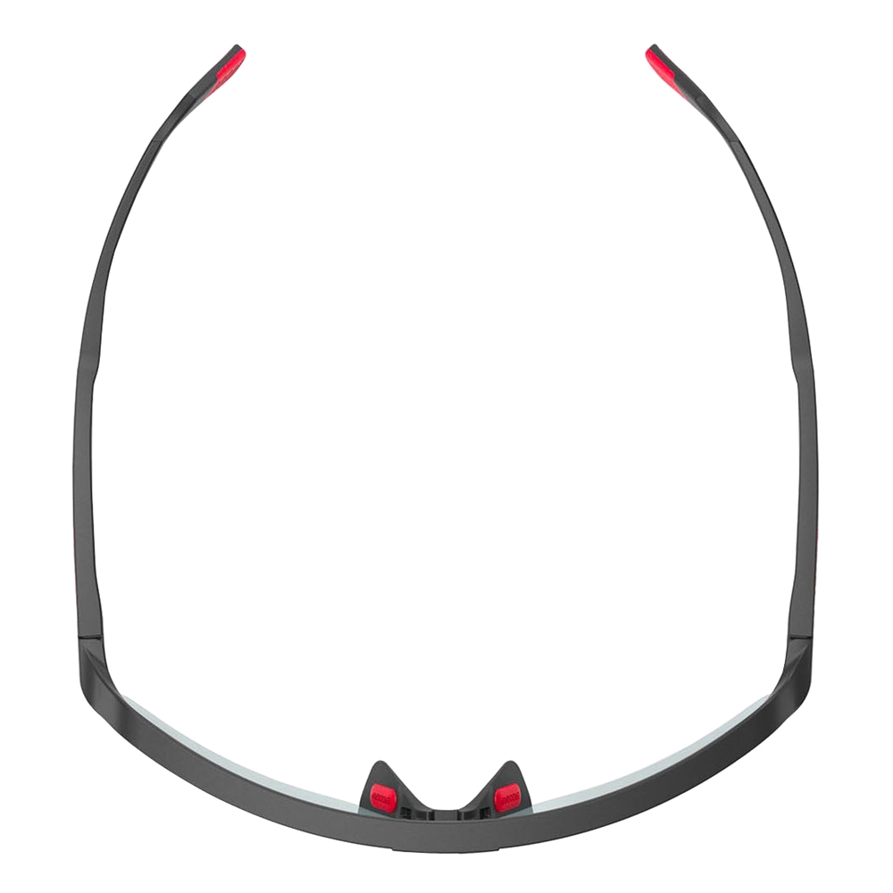 Spinshield Air RP Optics Sunglasses - Black Matte/Multilaser Red