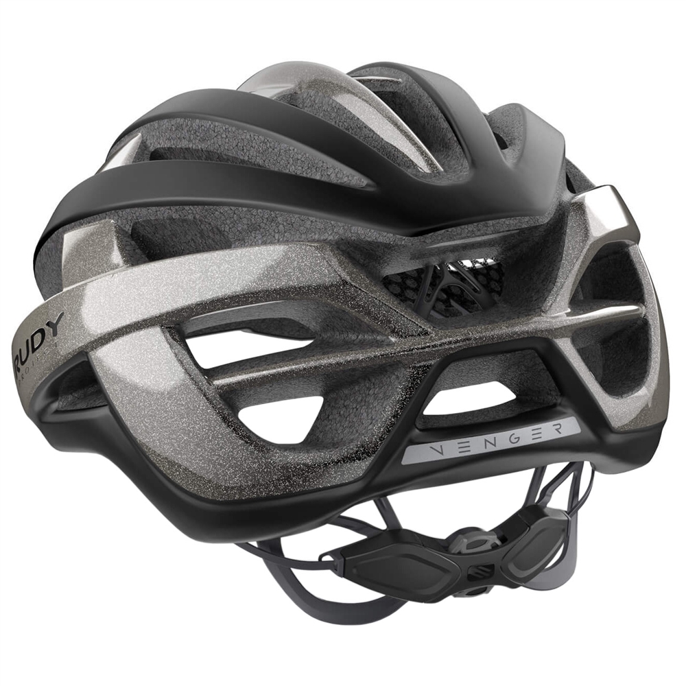 Venger Road Helmet - Reflective Matte/Shiny Gun