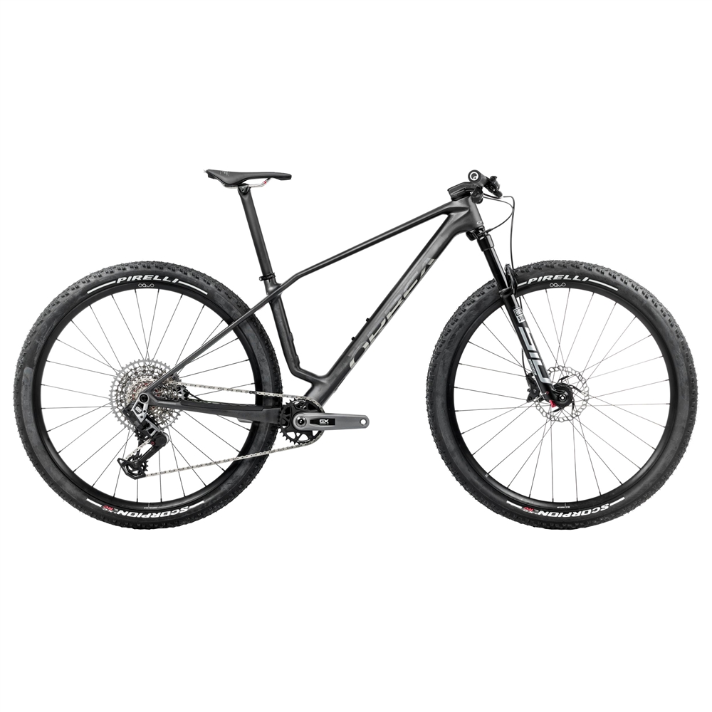 Alma M-Pro Hardtail Mountain Bike - Diamond Carbon View (2025)