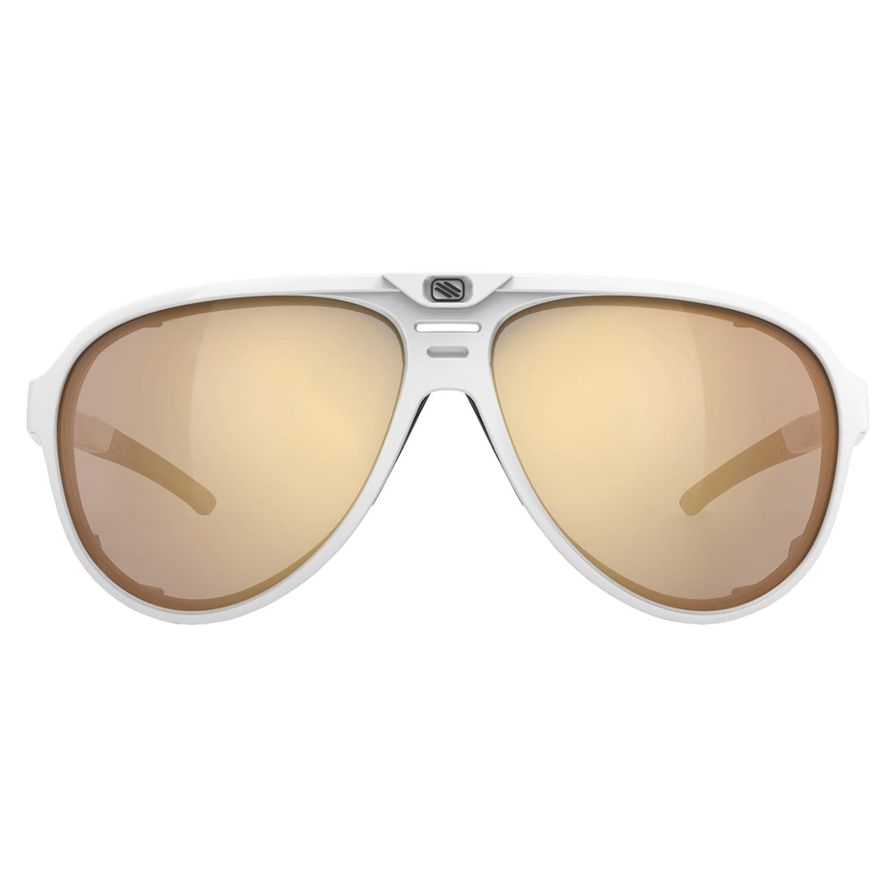 Stardash ImpactX PH Sunglasses - White Gloss/2Laser Crimson