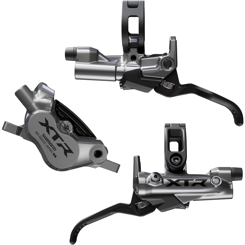XTR M9220 4-Pot Post Mount Disc Brake Set