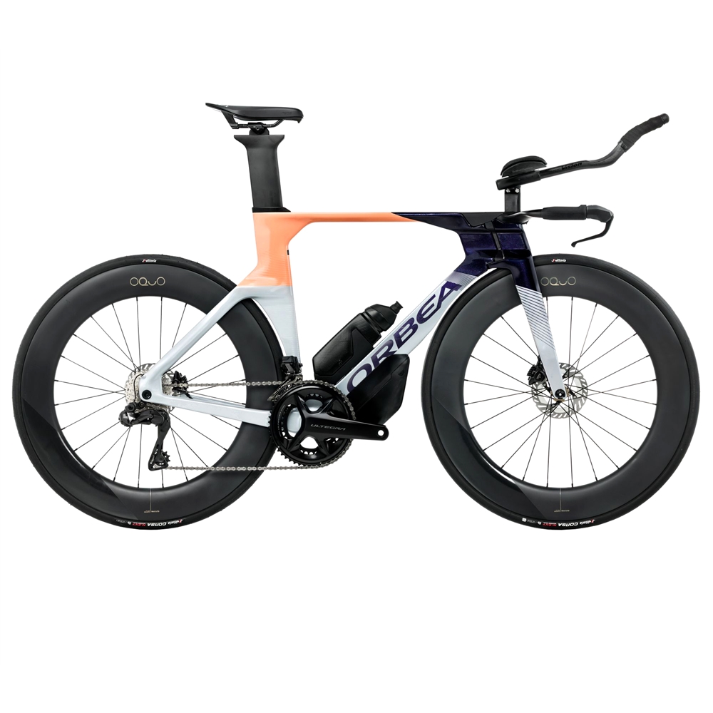 Ordu M20iLTD Triathlon Bike - Halo Silver/Tanzanite Carbon View (2026)