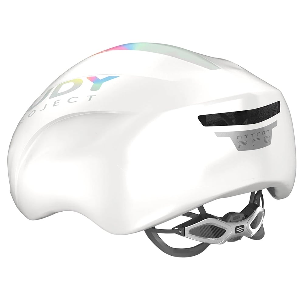 Nytron Pro Road Helmet - Matte White Iridescent