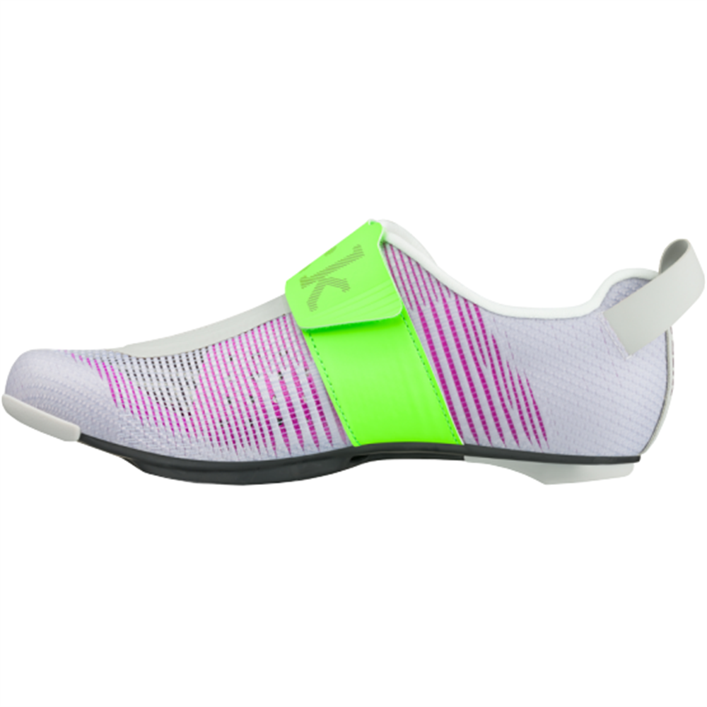 Transiro Hydra Aeroweave Carbon Triathlon Shoes - Purple/Green