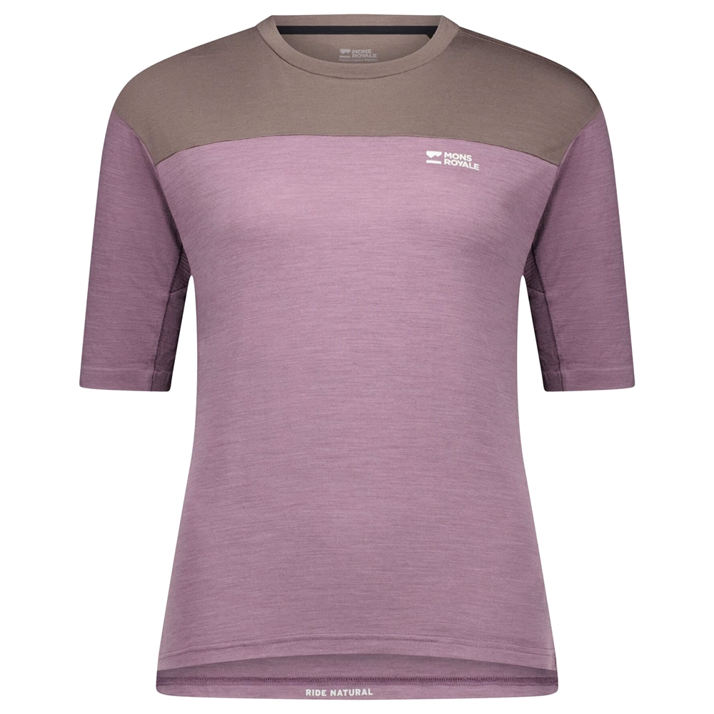 Ladies Diversion Merino Jersey - Mauve / Iron (2025)