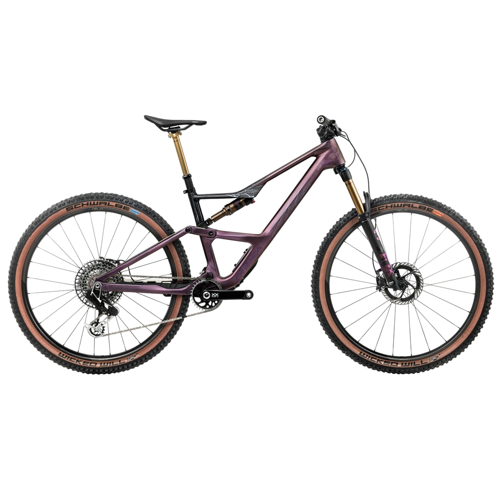 Occam SL M-Ltd Full Suspension Mountain Bike - Sunset Carbon View/Black (2026)