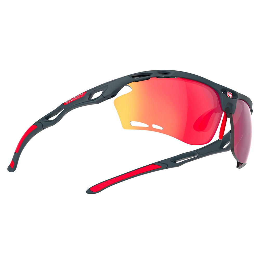 Propulse RP Optics Sunglasses - Charcoal Matte/Multilaser Red