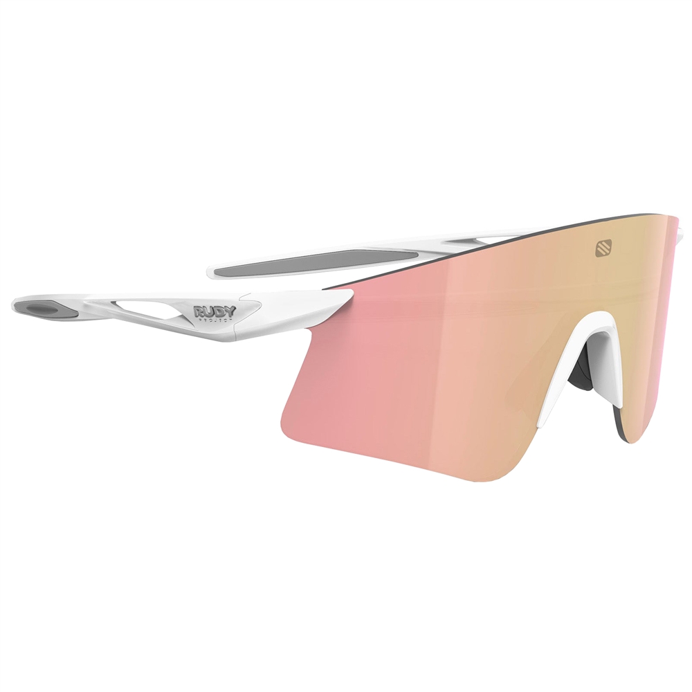 Astral X RP Optics Sunglasses - White Matte/Multilaser Rose Gold