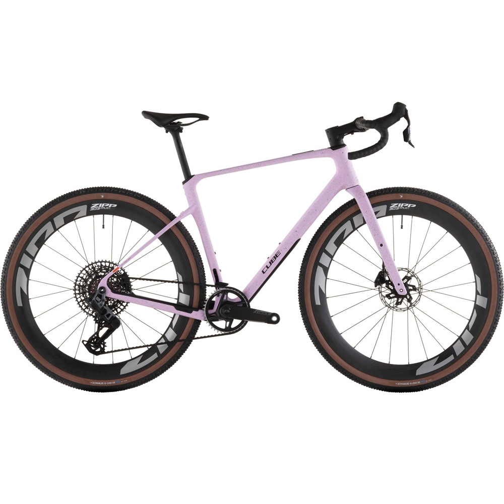 Nuroad C:62 SLX Gravel Bike - Rhodonite/Orange (2026)