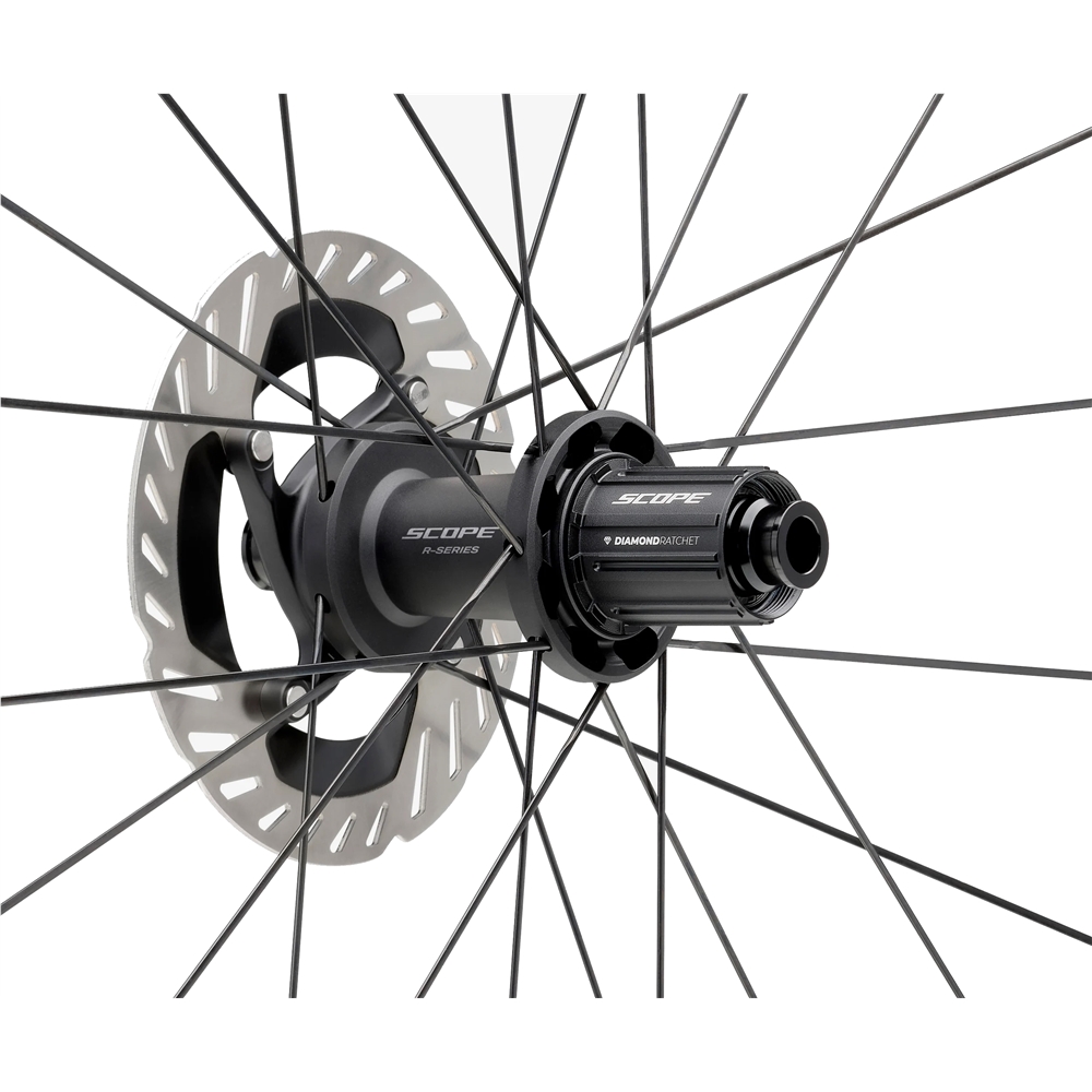 R4.G V2 45mm Gravel Carbon Disc Brake Wheelset- Black