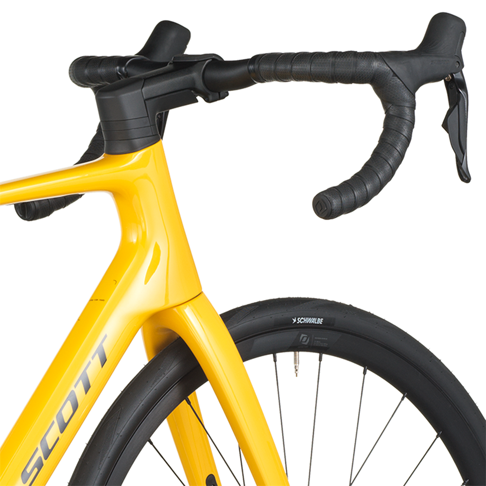 Addict 40 Road Bike - Vivid Yellow (2026)