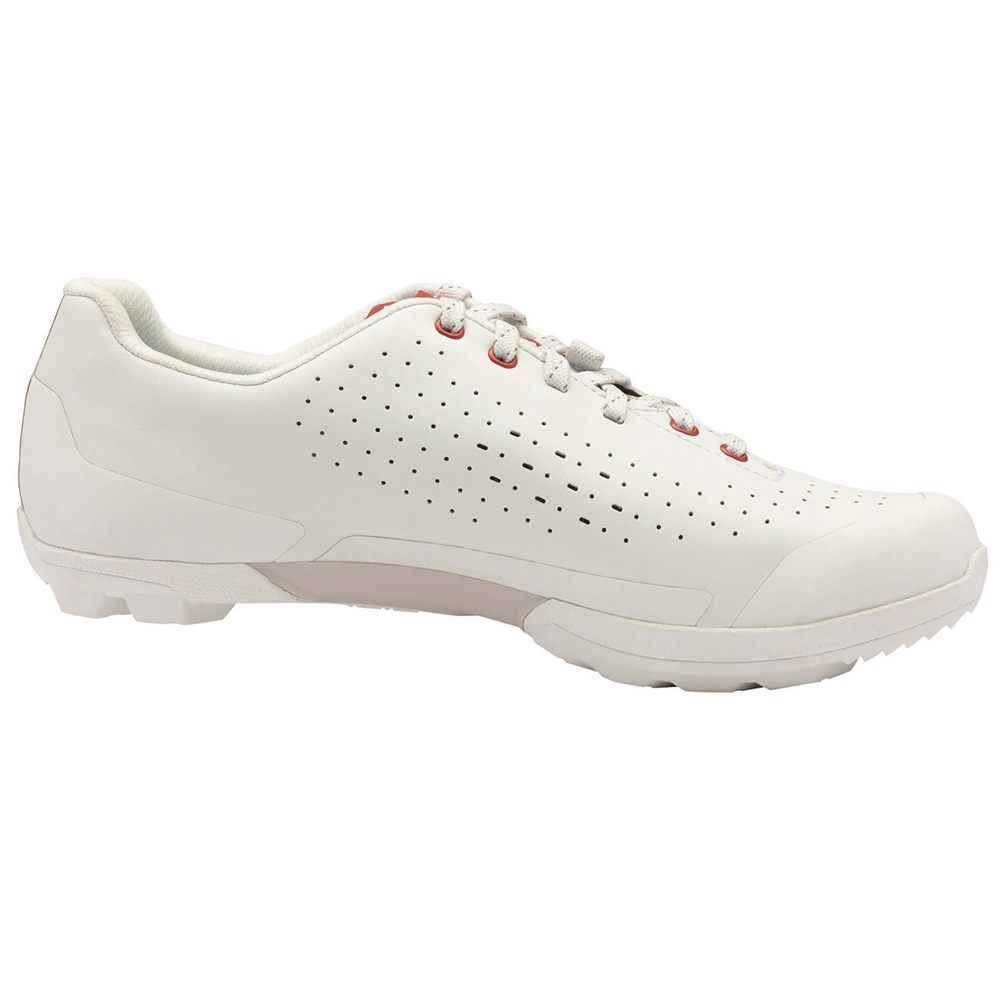 Polvere Gravel Shoes - Monochrome Ice White/Dark Red (2026)