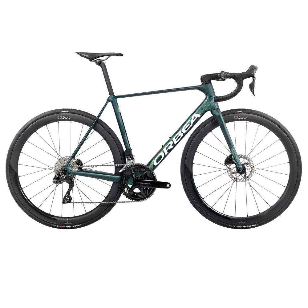 Orca M30iLTD PWR Road Bike - Escape Green/Carbon View Matt (2026)