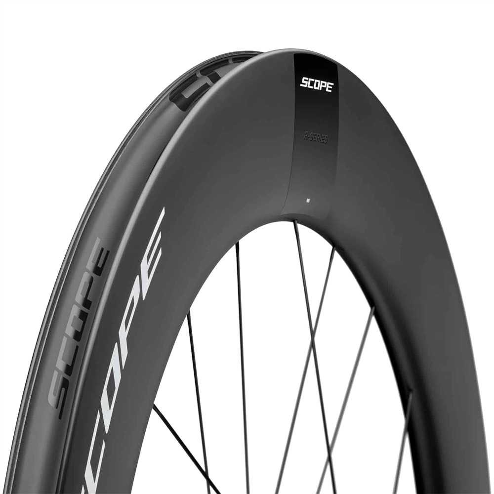 R8.T V2 85mm TT Disc Brake Carbon Front Wheel - White