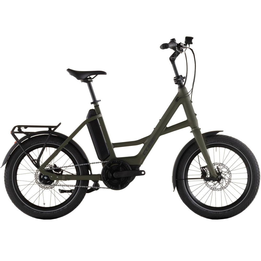 Compact Hybrid Comfort 545 Electric Urban Bike - Reed Green/Reflex (2026)