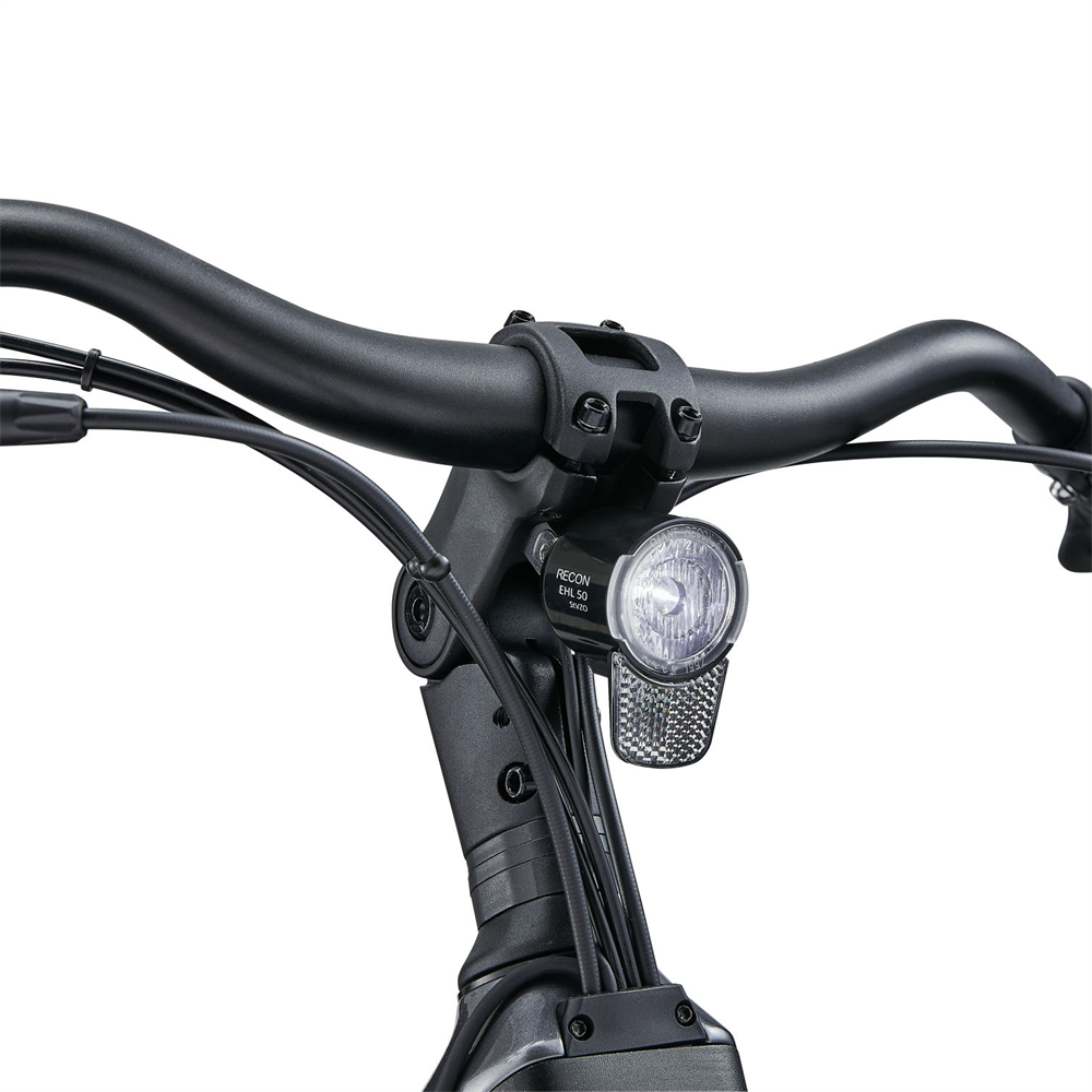 NewTour E+ 1 Low Step-Thru Electric Hybrid Bike - Eclipse (2027)