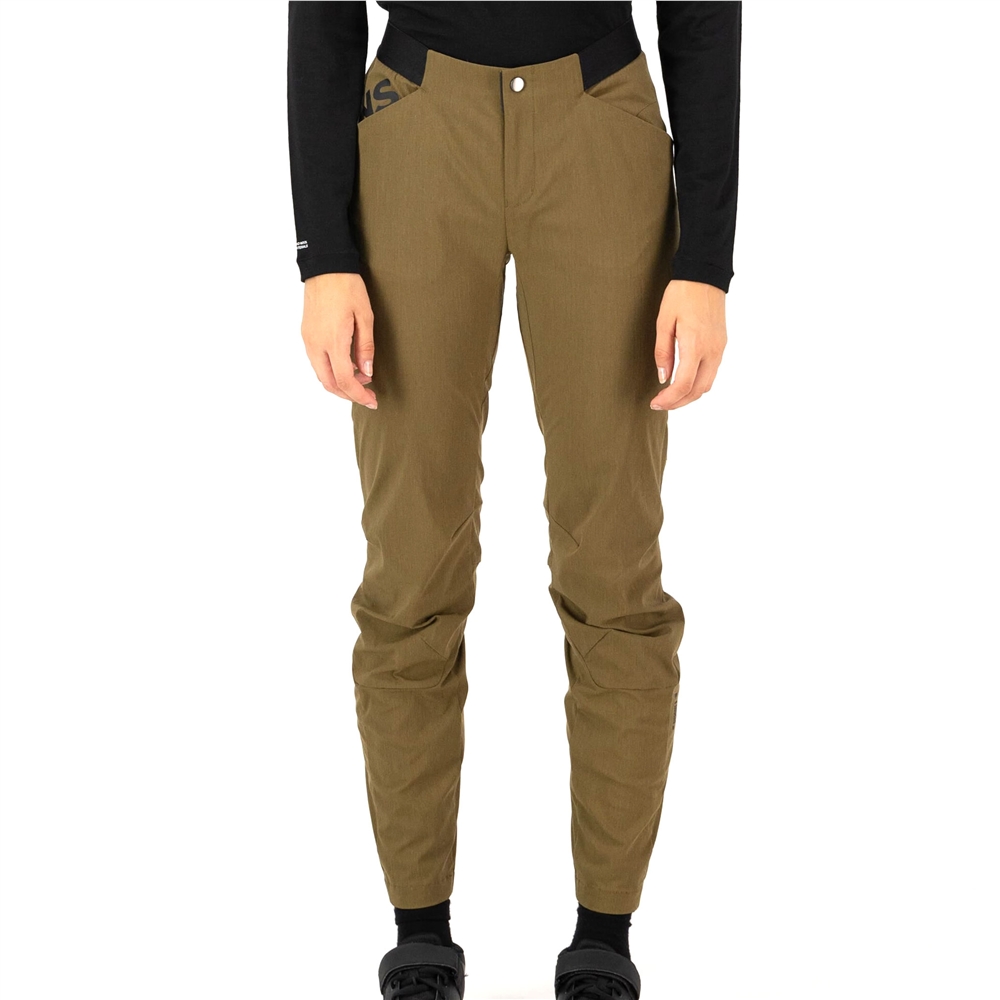 Ladies Diversion Merino Trail Trousers - Dark Olive (2025)