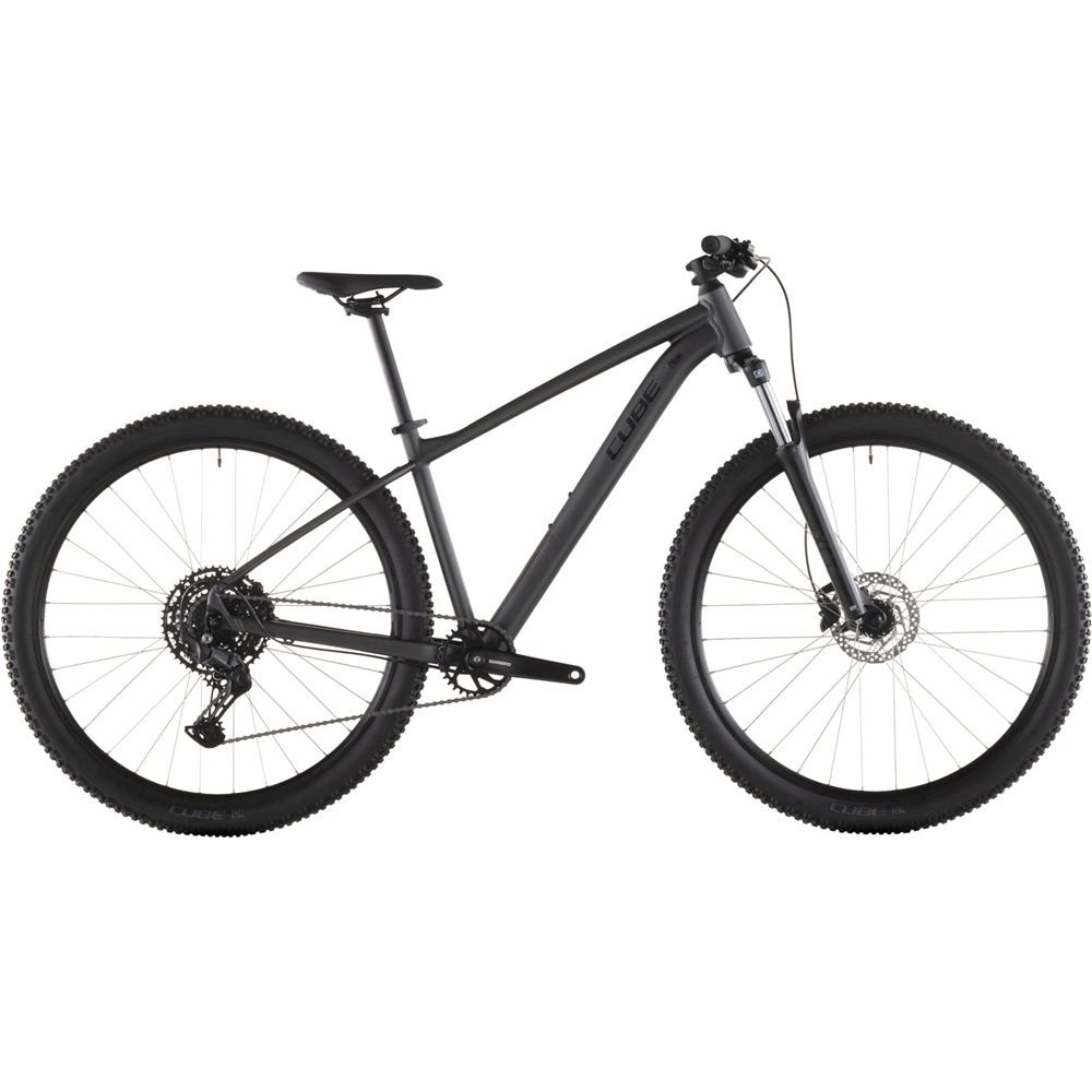 Aim Pro Hardtail Mountain Bike - Slate Black/Black (2026)