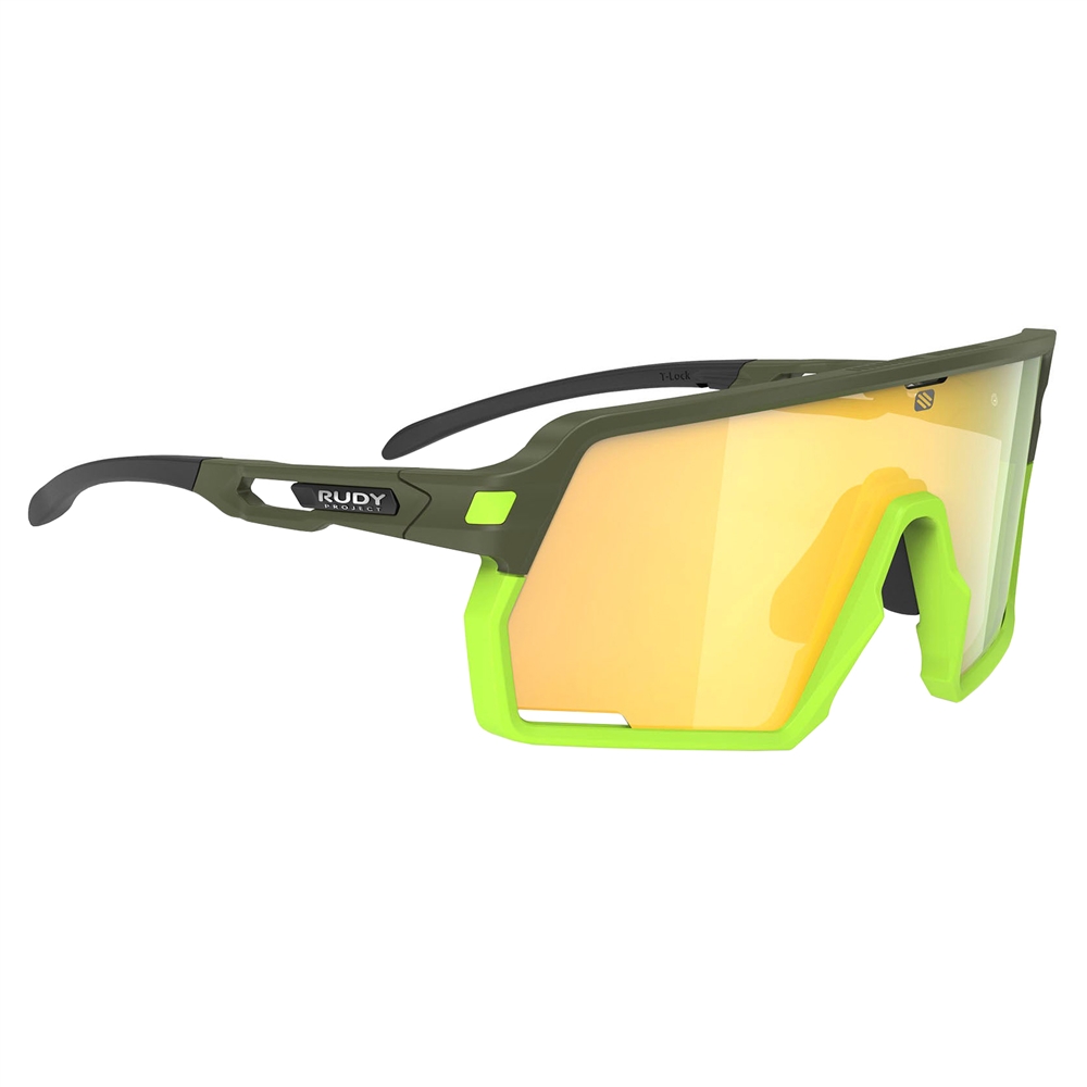 Kelion RP Optics Sunglasses - Olive Matte/Multilaser Yellow