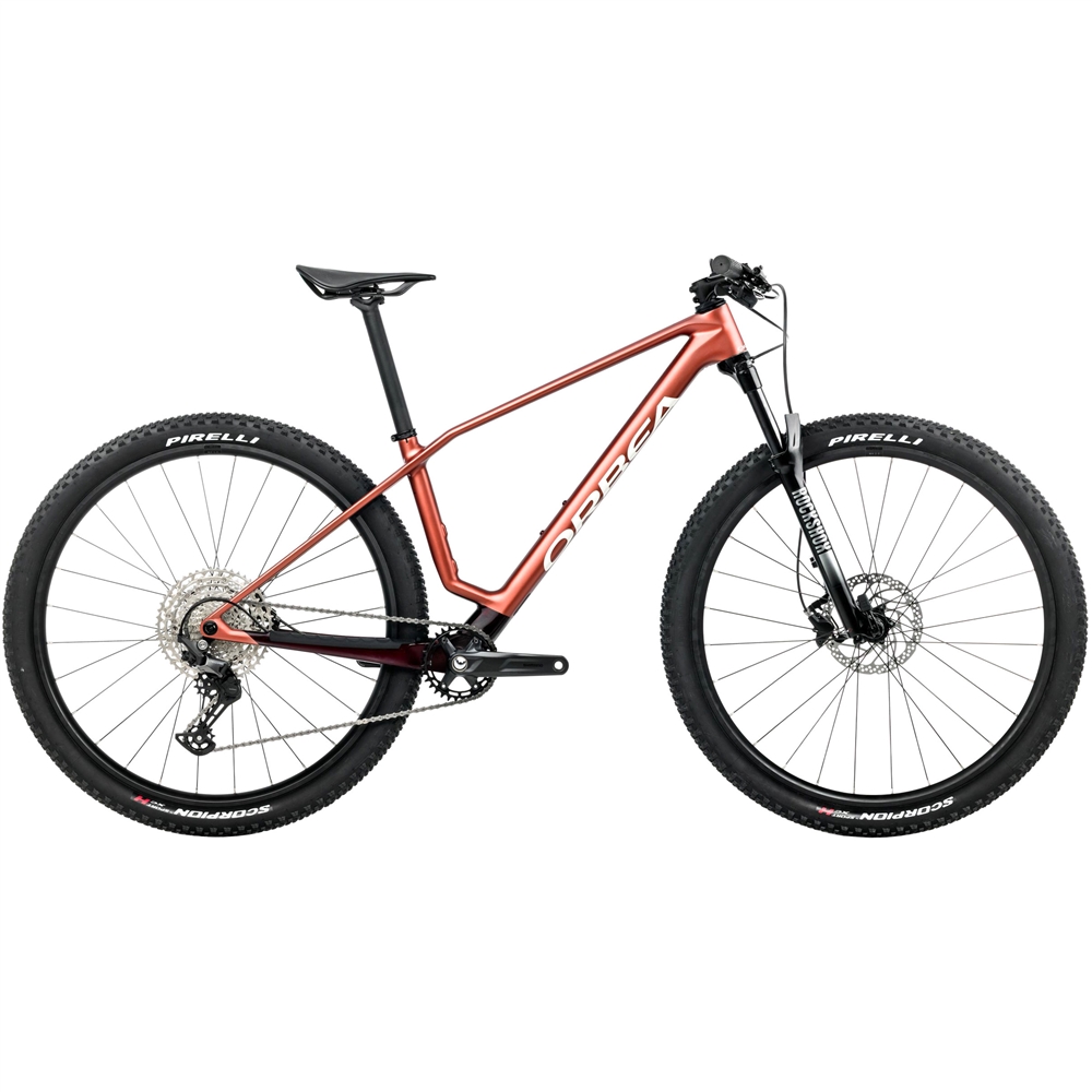 Alma M50 Hardtail Mountain Bike - Mars Red/Metallic Burgundy Red (2026)