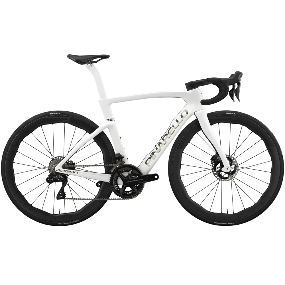 Dogma F Disc Dura-Ace Di2 DT Swiss ARC 1450 Road Bike - Edge Crystal White (2025)