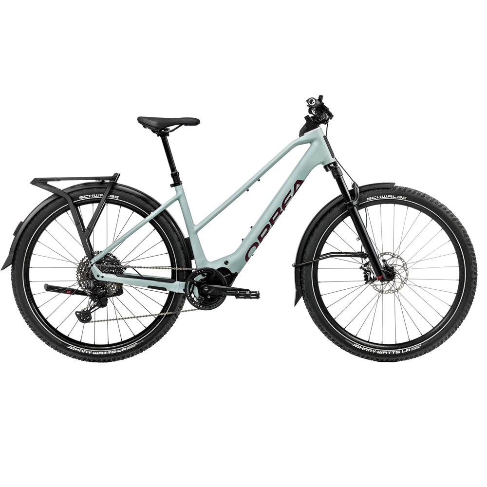 Kemen Adv 10 Mid Electric Hybrid Bike - Blue Stone/Brugundy (2026)