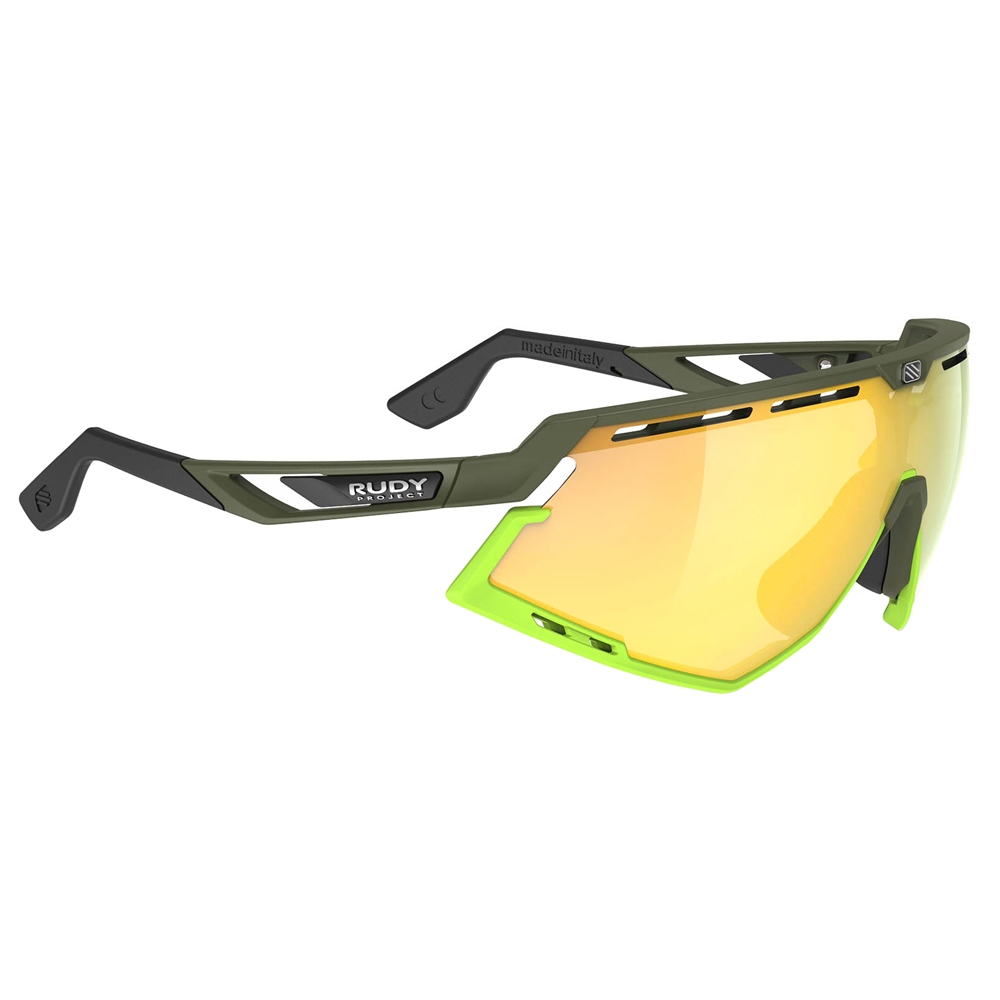 Defender RP Optics Sunglasses - Olive Matte/Multilaser Yellow